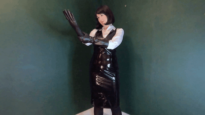 PVC Dress POV